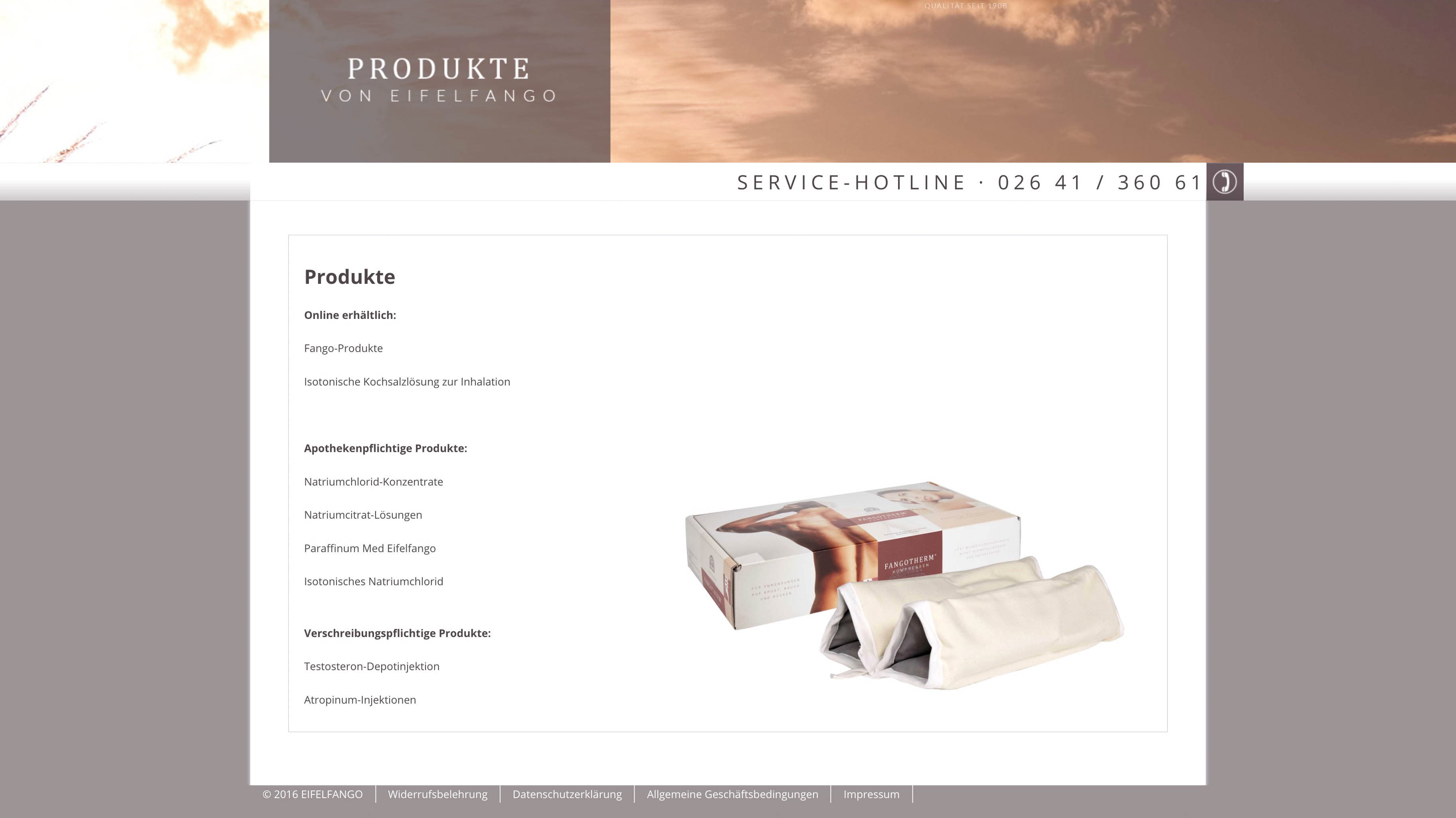 eifelfango - Produkte
